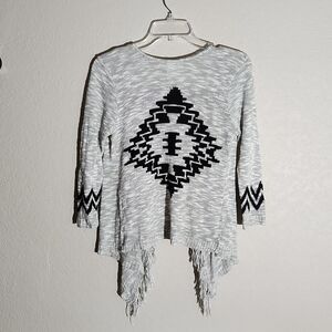 Im In love With Derek Cardigan Sweater Medium Aztec